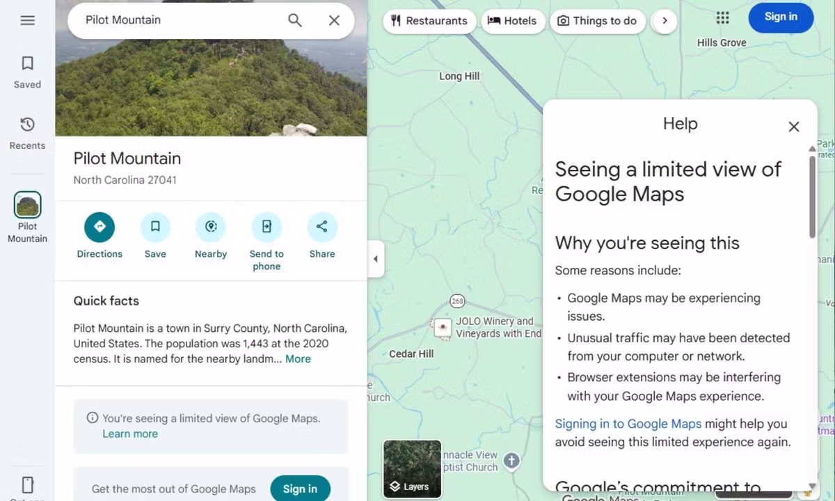 Oturum Açmayan Google Haritalar Kullanıcıları için Sınırlı Erişim Değişikliği